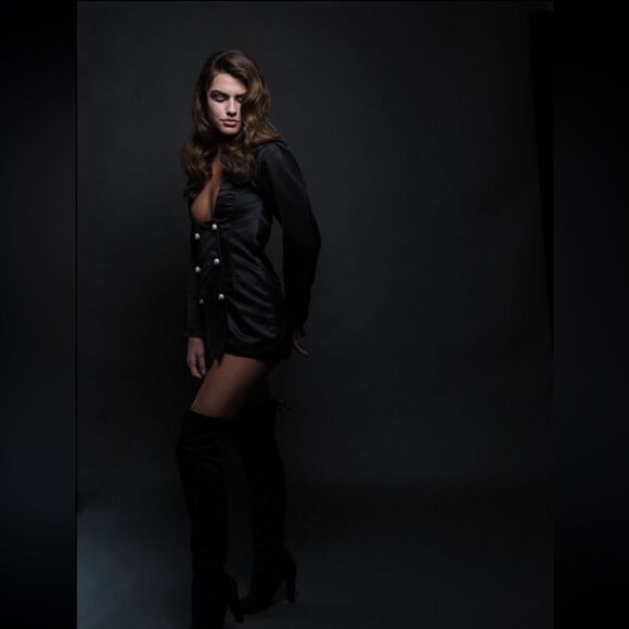 EUC Steve Madden Black Suede Over the Knee Boots “Gorgeous” Style - Picture 3 of 7